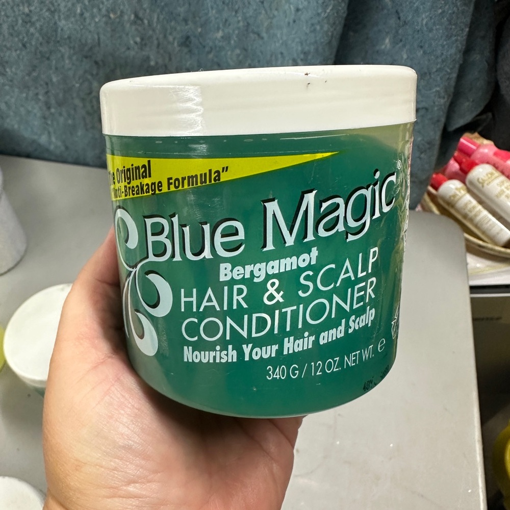 Blue Magic Bergamot Hair & Scalp Conditioner 12 oz Anti-Breakage Nourishing -New